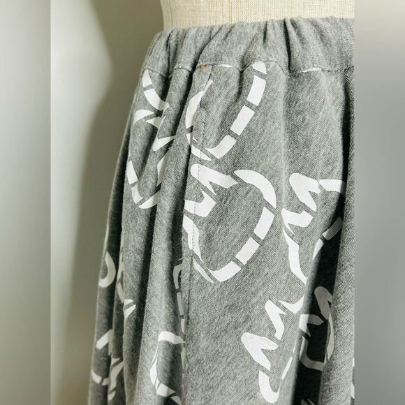 Y2K Harajuku Grey Kitty Skirt by Japanese Fashion Brand MINT NeKO size Small - Picture 2 of 11
